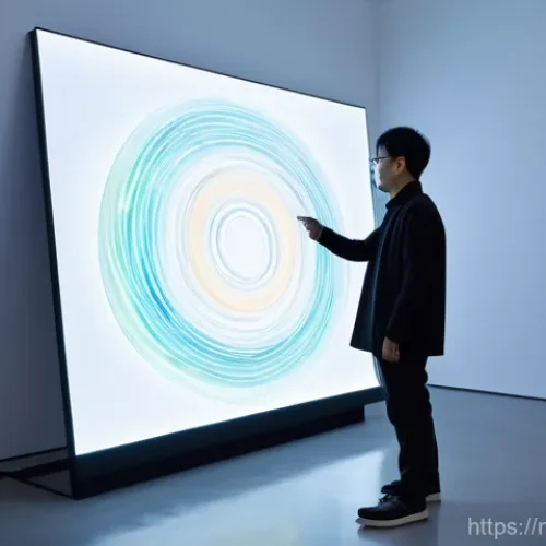 NFT 아트 작품 감정 및 가치 평가 방법 - A renowned artist, resembling a contemporary Korean master like Lee Kun-yong, stands in a sophistica...