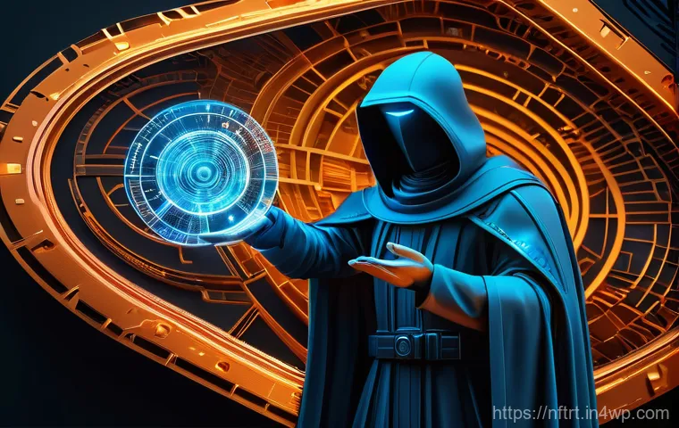 NFT 아트의 구매 시 유의사항 - **"Digital Art Authenticity Detective"**
A focused, androgynous individual in their late 20s, wi... NFT 아트의 구매 시 유의사항 - **"Digital Art Authenticity Detective"**
A focused, androgynous individual in their late 20s, wi...